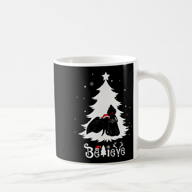 Mug Mothman Flatwoods Monster Christmas Believe Funny  (Droite)