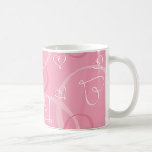 Mug Motif à coeur rose