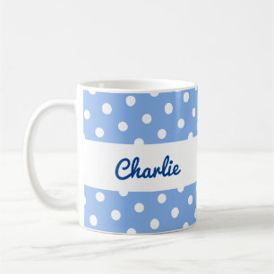 Mug Motif à pois rouges Cuisine personnalisée élégante