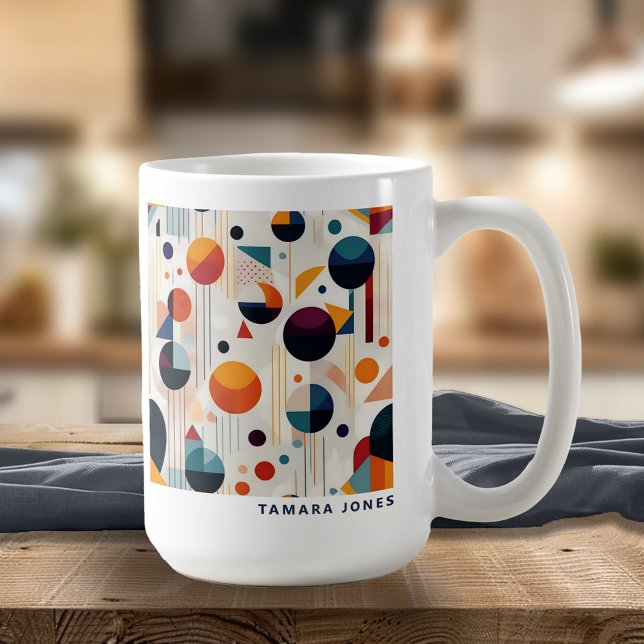 Mug Motif Abstrait géométrique Bauhaus#5 ID1068 (Créateur téléchargé)