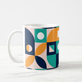 Mug Motif abstrait géométrique : coloré, design modern