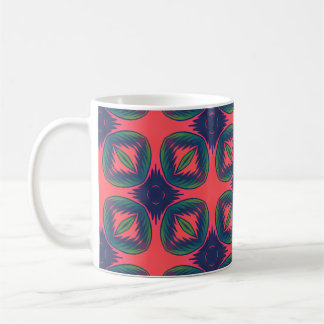 Mug Motif Abstrait géométrique vif