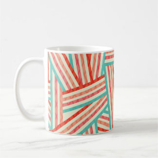 Mug Motif Abstrait rayé coloré