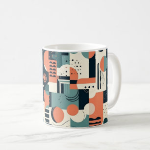 Mug Motif Abstrait sans fil minimal - géométrique (1)
