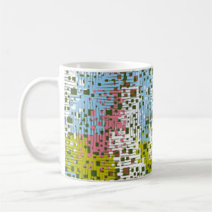 Mug motif Abstrait sans soudure. Peintures du printemp