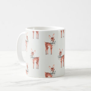 Mug Motif avec les cerfs communs 1 de bébé