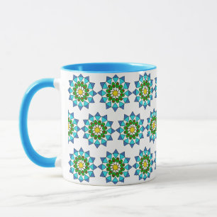 Mug - Motif bleu Mandala