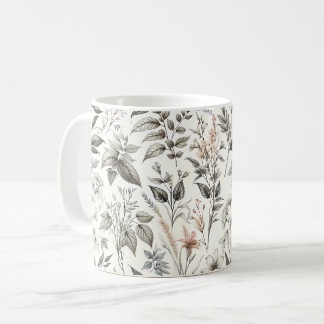 Mug Motif botanique (Devant gauche)