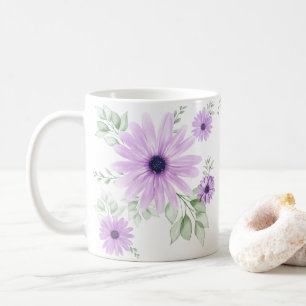 Mug Motif botanique floral de printemps coloré
