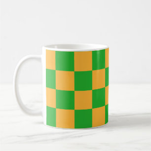 Mug Motif carré à carreaux 2 couleurs 