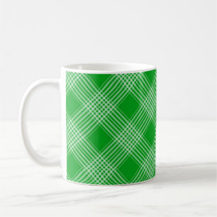Mug Motif carreaux vert vif
