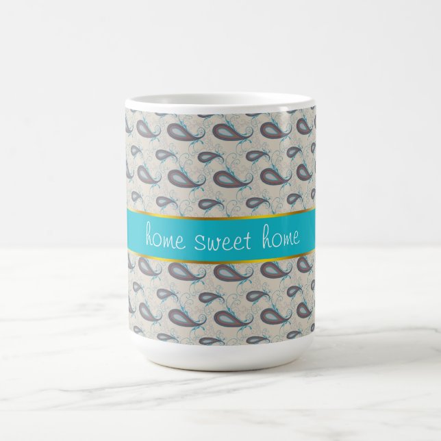 Mug Motif Champagne Paisley (Centre)