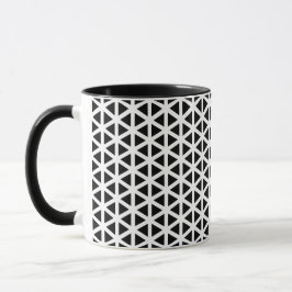 Mug Motif Chevron noir et blanc