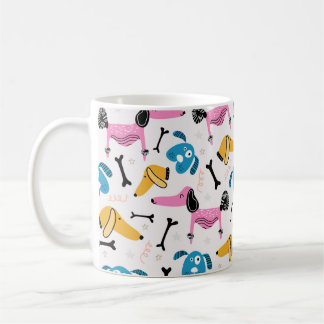 Mug Motif chien mignon avec dessin du visage animal bé