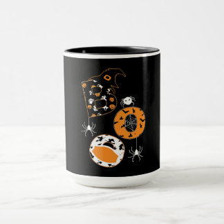 Mug Motif Citrouille Boo Mask Spider Witder