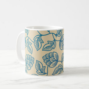 Mug Motif Classique de Feuilles de Houblon Vintage