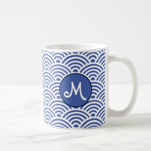 Mug Motif classique japonais avec Monogramme