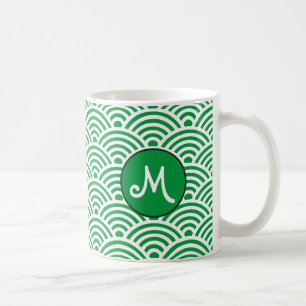 Mug Motif classique japonais avec Monogramme