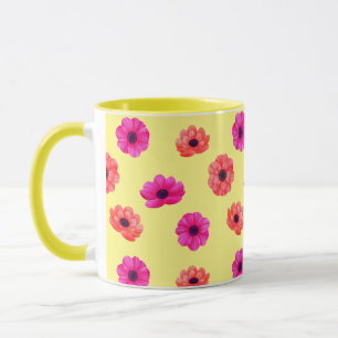 Mug Motif coloré Tropical 3D Spring Flowers