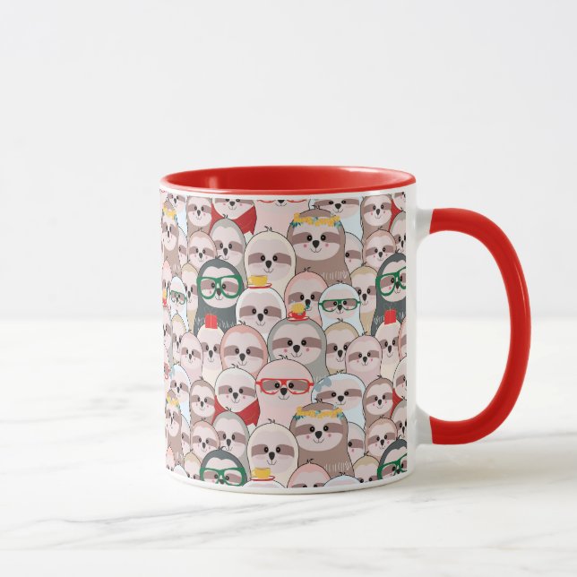 Mug Motif comique de paresse (Droite)