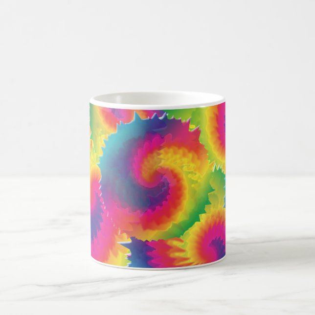 Mug Motif Cool Rainbow Tie Dye (Centre)