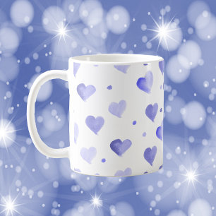 Mug Motif couleur  bleu aquarelle