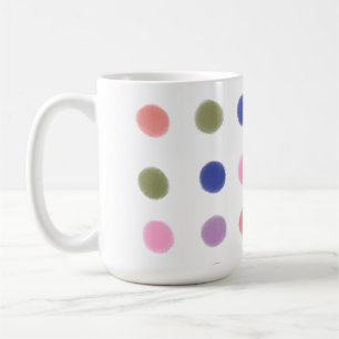 Mug Motif couleur contemporaine original par points do
