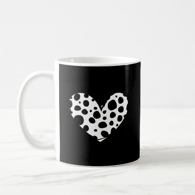 Mug Motif Dalmatien du coeur pour Dalmatien (Gauche)