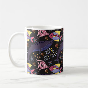 Mug Motif d'animaux aquatiques   vie sous-marine océan