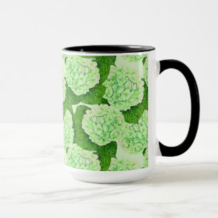 Mug Motif d'aquarelle Hydrangea