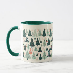 Mug Motif d'arbre de Noël