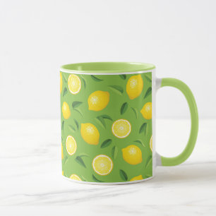 Mug Motif d'arrière - plan de citrons