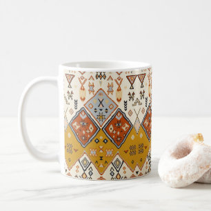 Mug Motif d'art populaire géométrique tribal marocain