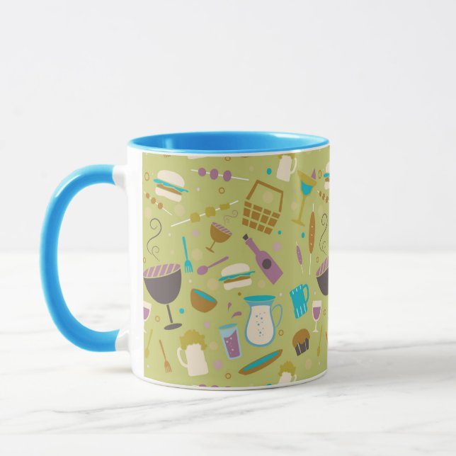 Mug Motif de barbecue (Gauche)
