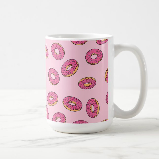 Mug Motif de beigne rose (Droite)