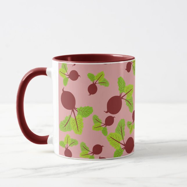 Mug Motif de betteraves (Gauche)