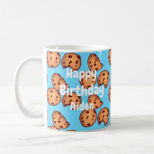 Mug Motif de biscuits aux pépites de chocolat   
