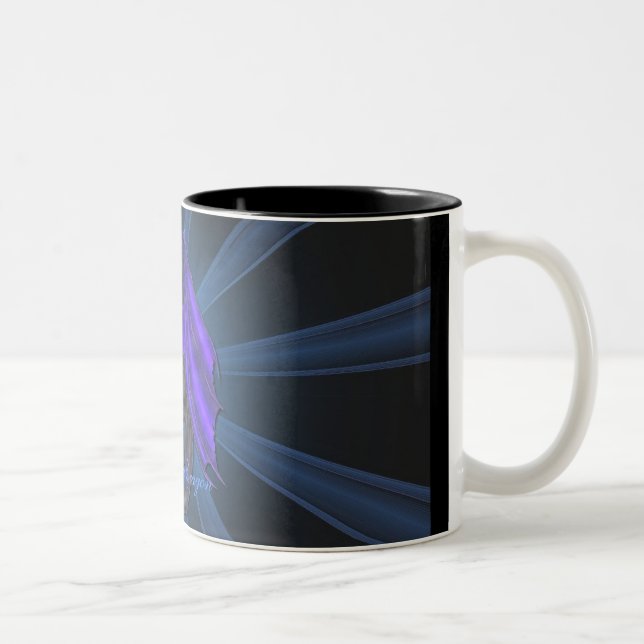 Mug Motif de Blue Sapphire Dragon (Droit)