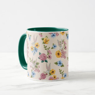 Mug Motif de broderie florale BUGS BUNNY™