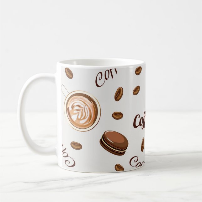 Mug Motif de café (Gauche)