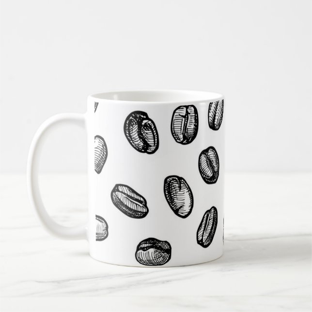 Mug Motif de café (Gauche)