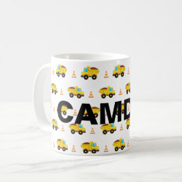 Mug Motif de camions de construction personnalisés