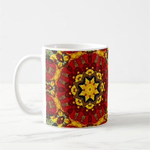 Mug Motif de carreaux mosaïque kaléidoscopique moderne