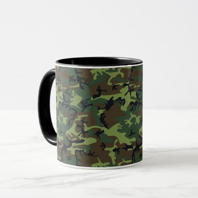 MUG MOTIF DE CHASSE CAMOFLAGE (Devant gauche)