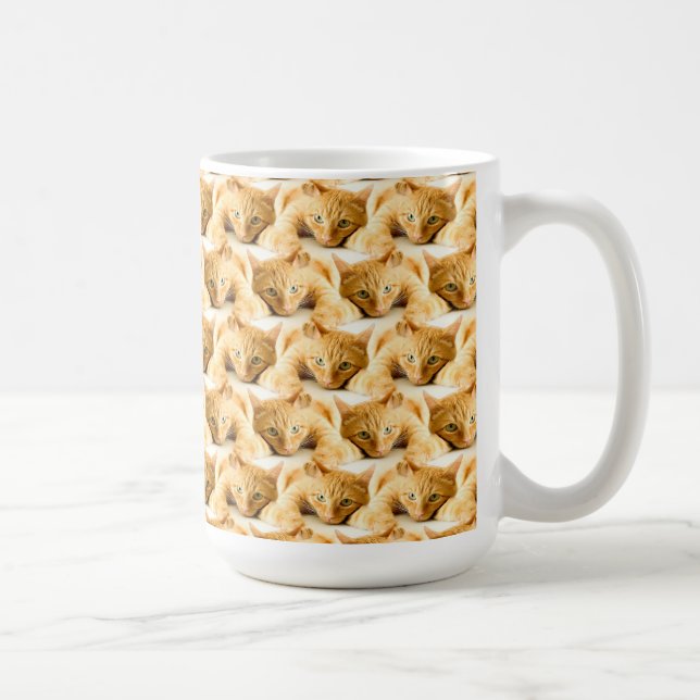 Mug Motif de chat au gingembre orange (Droite)
