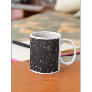 Mug Motif de chat endormi mignon Thème de nuit confort