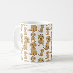 Mug Motif de chien Brown labradoodle doré endoodle mig