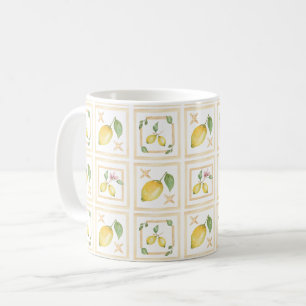 Mug Motif de citron agrumes méditerranéen