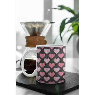 Mug Motif de coeur d'amour moderne