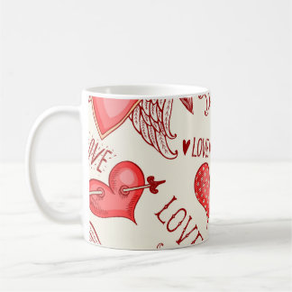 Mug Motif de coeur pour la Saint-Valentin